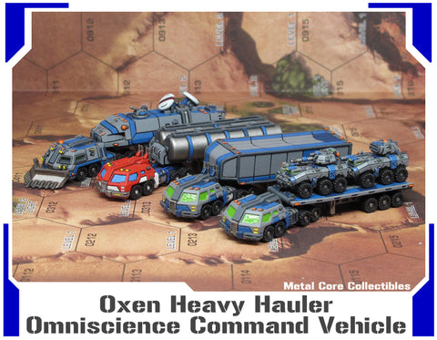 Oxen Heavy Hauler and Omniscience Command Vehicle