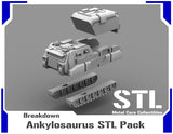 Ankylosaurus STL Pack