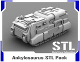 Ankylosaurus STL Pack