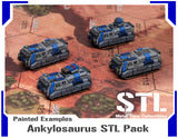 Ankylosaurus STL Pack