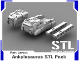 Ankylosaurus STL Pack