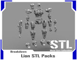 Lion STL Packs