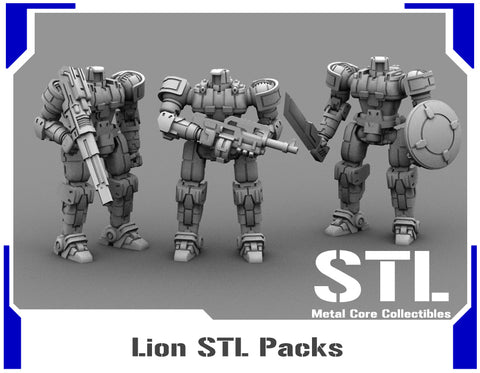 Lion STL Packs