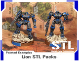 Lion STL Packs