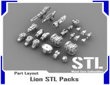 Lion STL Packs