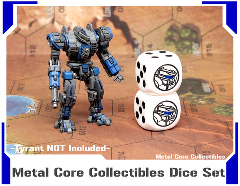 Metal Core Collectibles Dice Set