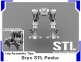 Oryx STL Packs