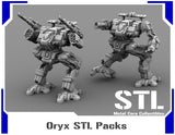 Oryx STL Packs