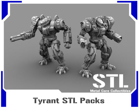 Tyrant STL Packs