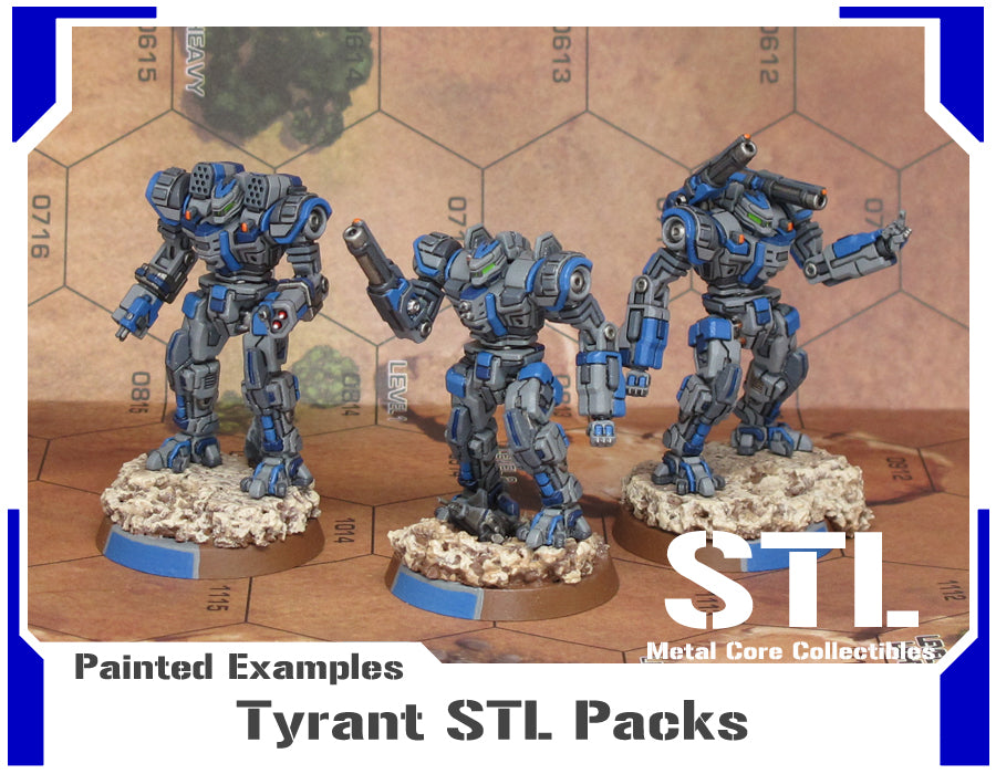 Tyrant STL Packs – Metal Core Collectibles